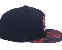 Dark Shadow Ninja Logo Rose Red Snapback - Iconic