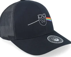 Dark Side Of The Beard Black Trucker - Bearded Man