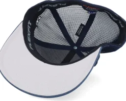 Dark Side Of The Beard Melange Navy Trucker - Bearded Man