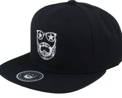 Day of The Beard Black Snapback - Bearded Man