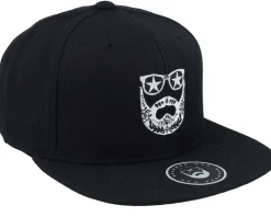 Day of The Beard Black Snapback - Bearded Man