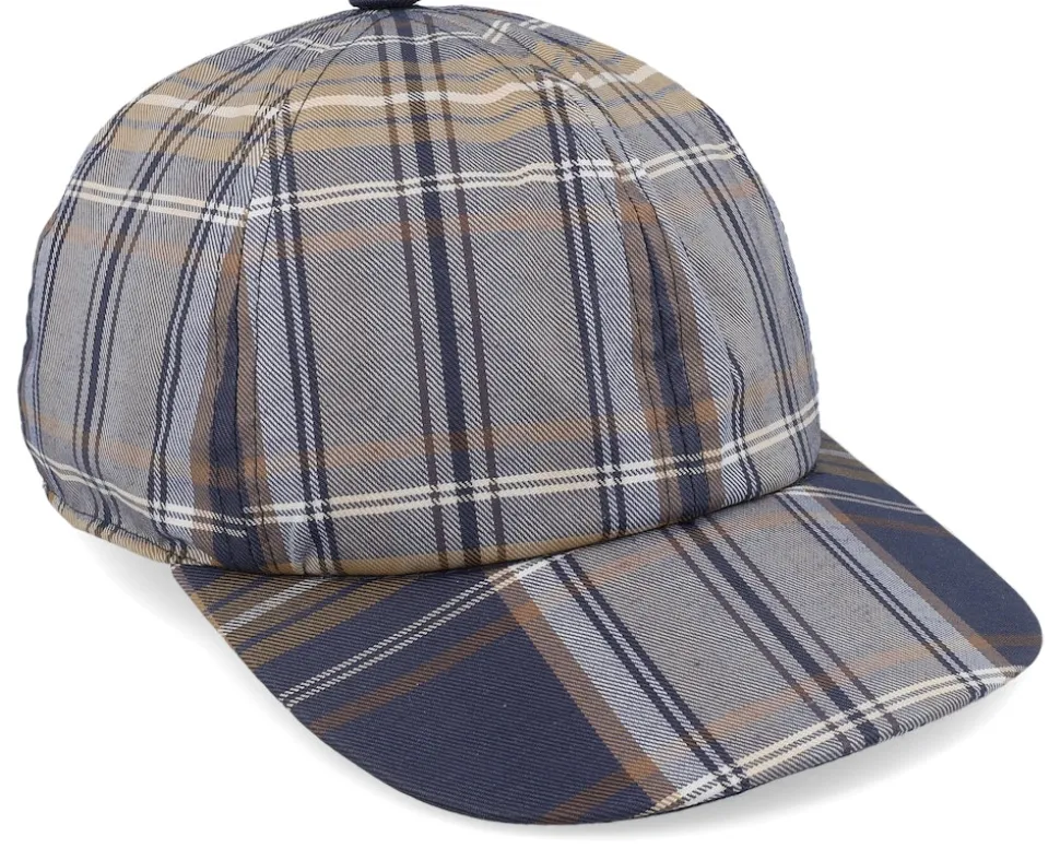 DBL UNI Checkered Blue/Beige Dad Cap - City Sport