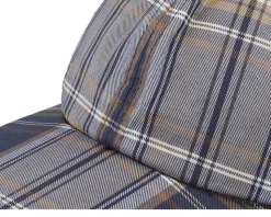 DBL UNI Checkered Blue/Beige Dad Cap - City Sport