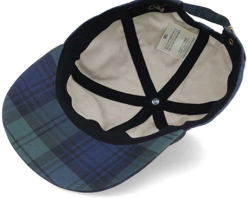 DBL UNI Checkered Green/Blue Dad Cap - City Sport