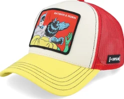 Dc Comics Batman & Robin Red/Grey/Yellow Trucker - Capslab