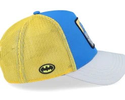 Dc Comics Batman Beige/Blue/Grey A-Frame Trucker - Capslab