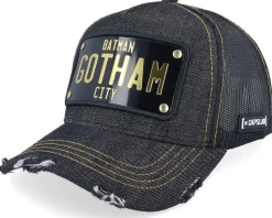 DC Comics Batman Gotham Black Gold Trucker - Capslab