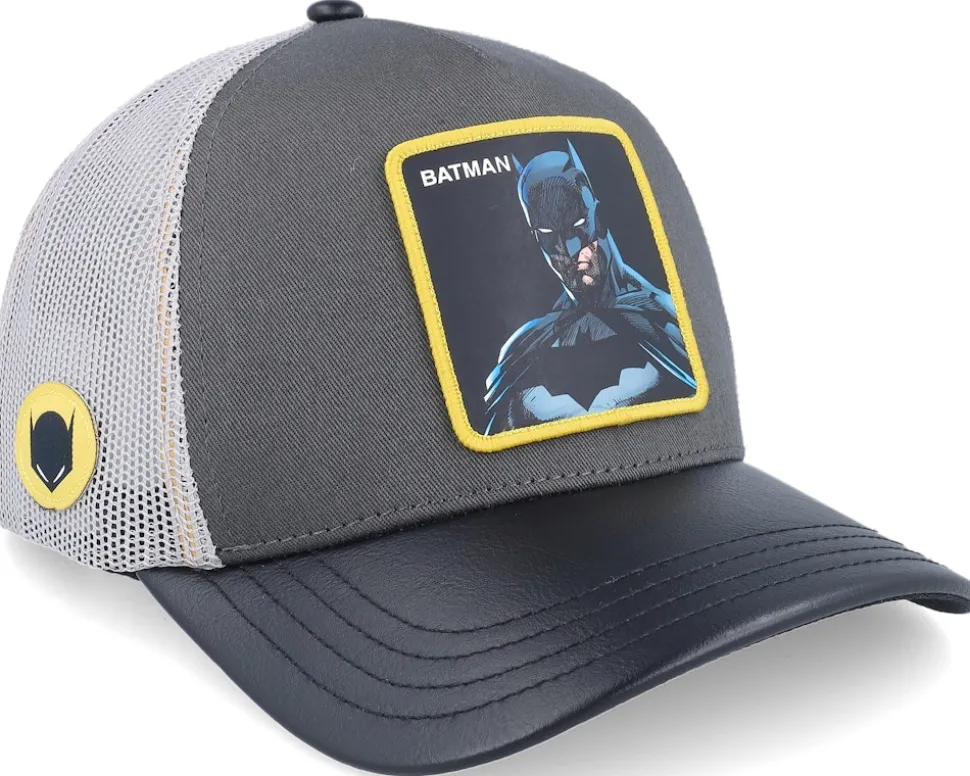 Dc Comics Batman Grey/Black A-Frame Trucker - Capslab