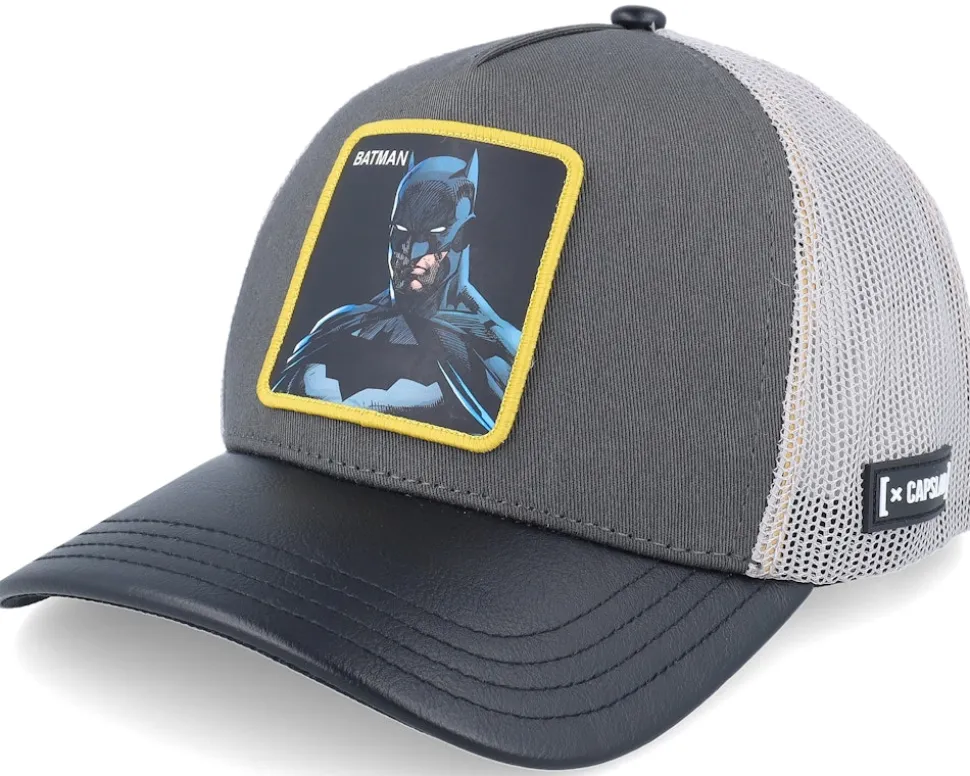 Dc Comics Batman Grey/Black A-Frame Trucker - Capslab