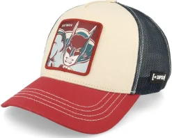 DC Comics Batman White/Red Trucker - Capslab