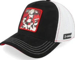 Dc Comics Harley Queen White/Black Trucker - Capslab