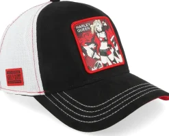 Dc Comics Harley Queen White/Black Trucker - Capslab