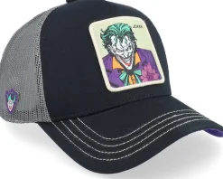Dc Comics Joker Black A-Frame Trucker - Capslab