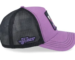 Dc Comics Joker Black/Purple A-Frame Trucker - Capslab