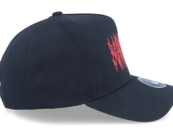 Death Metal Logo Black A-frame Adjustable - Bearded Man