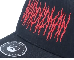 Death Metal Logo Black A-frame Adjustable - Bearded Man