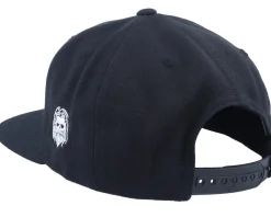 Death Metal Logo Black Snapback - Bearded Man