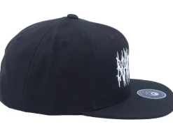 Death Metal Logo Black Snapback - Bearded Man
