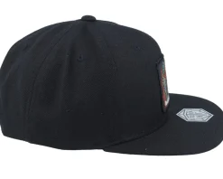 Deathlock Box Patch Black Snapback - Critiql Hit