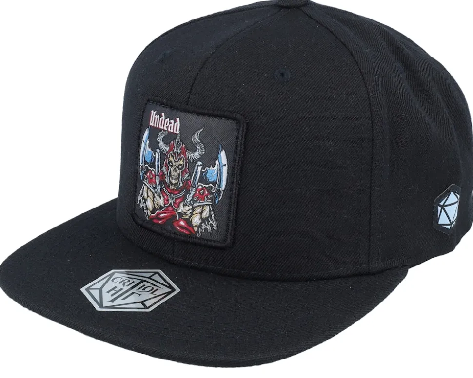 Deathlock Box Patch Black Snapback - Critiql Hit
