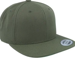 Deep Olive Classic Snapback - Yupoong