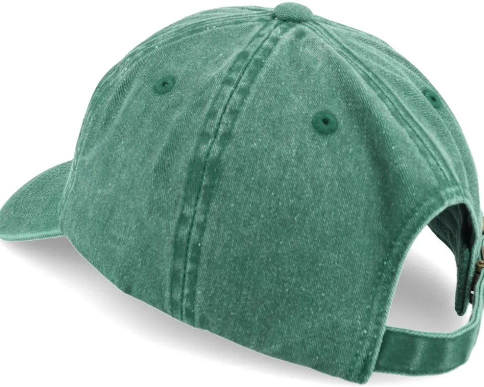 Deer Embroidery Green A-frame Dad Cap - Wild Spirit