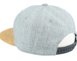 Deer Nature Silhouette Grey/Suede Snapback - Iconic
