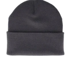 Deer Shield Patch Grey/Graphite Beanie - Wild Spirit