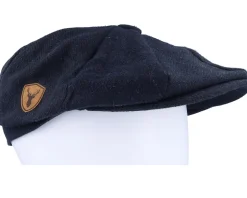 Deer Shield Patch Navy Bakerboy Flat Cap - Jack Anchor