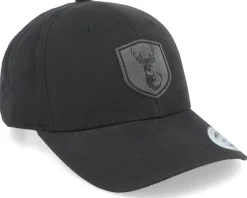 Deer Shield Patch Waxed Black Adjustable - Hunter