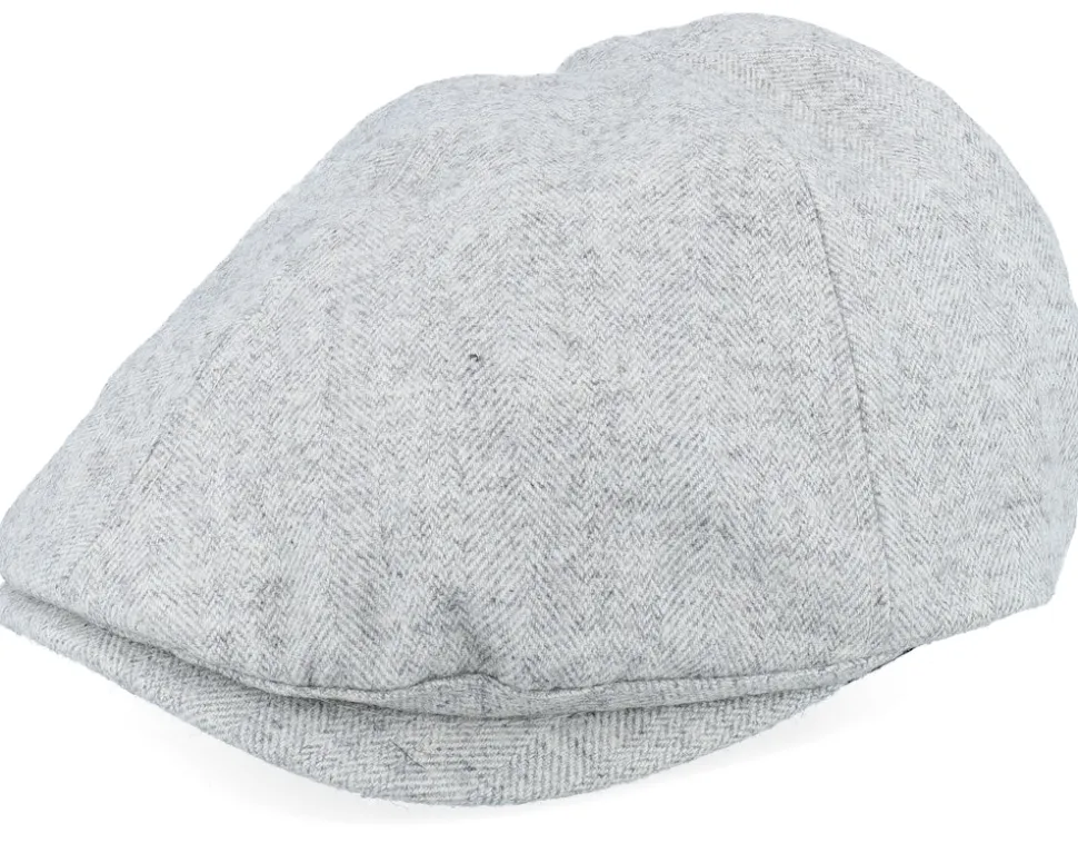 Deer Shiled Patch Light Grey Ivy Flat Cap - Wild Spirit