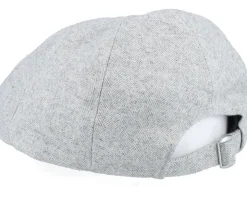 Deer Shiled Patch Light Grey Ivy Flat Cap - Wild Spirit