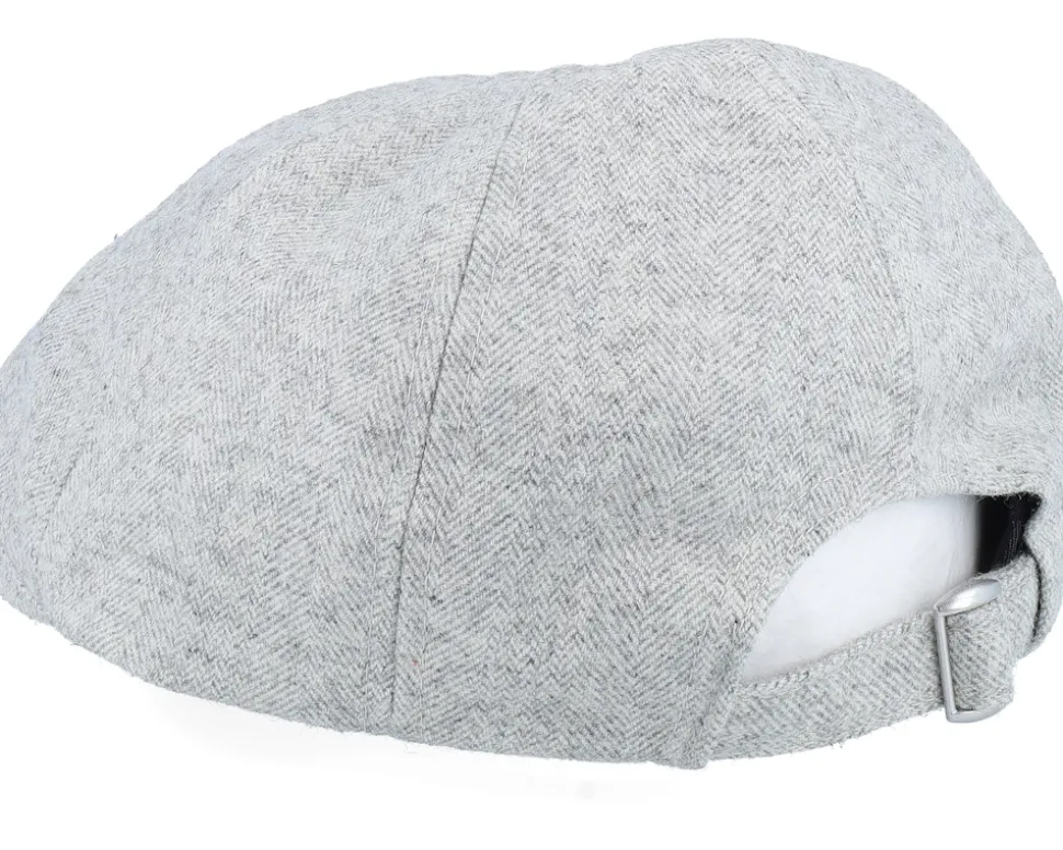 Deer Shiled Patch Light Grey Ivy Flat Cap - Wild Spirit