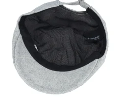 Deer Shiled Patch Light Grey Ivy Flat Cap - Wild Spirit