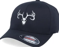 Deer Skull Black Flexfit - Hunter