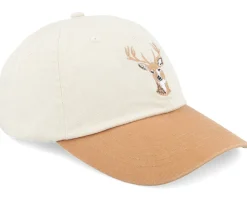 Deer Washed Stone/Wheat Dad Cap - Wild Spirit