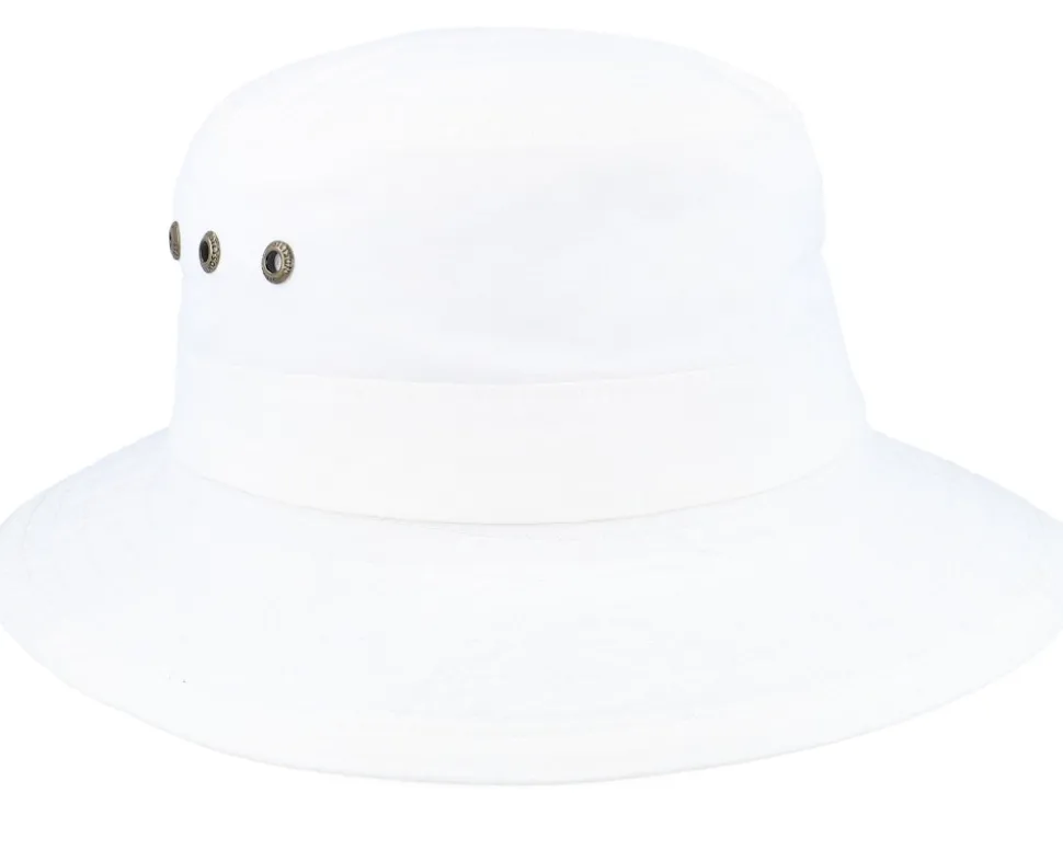 Delave Organic Cotton White Bucket - Stetson