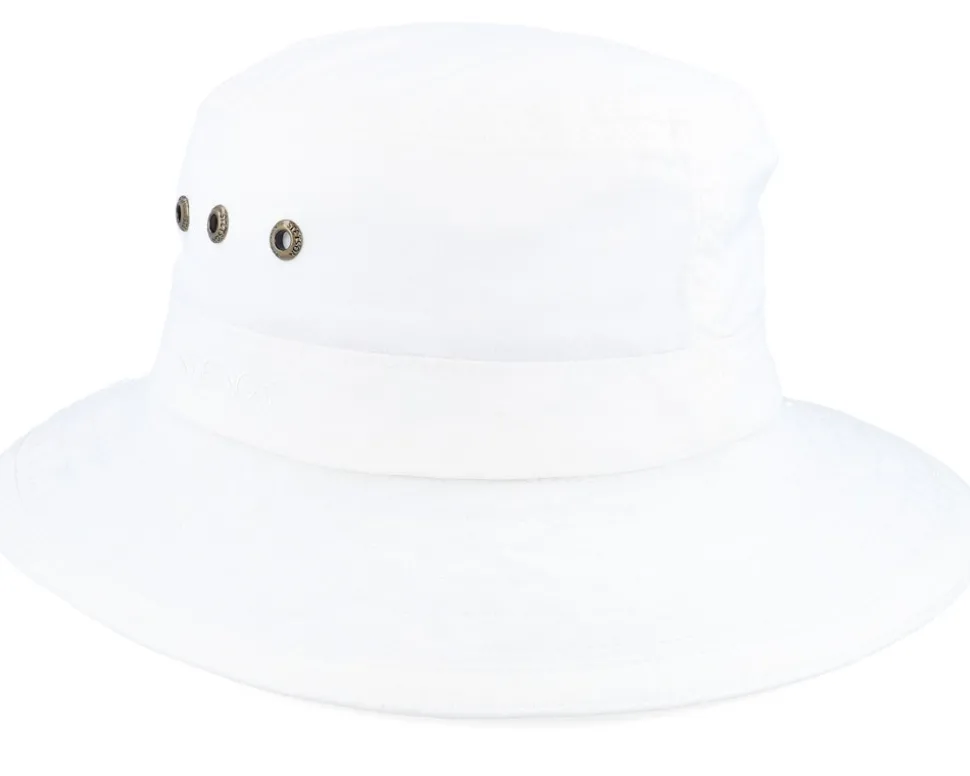 Delave Organic Cotton White Bucket - Stetson