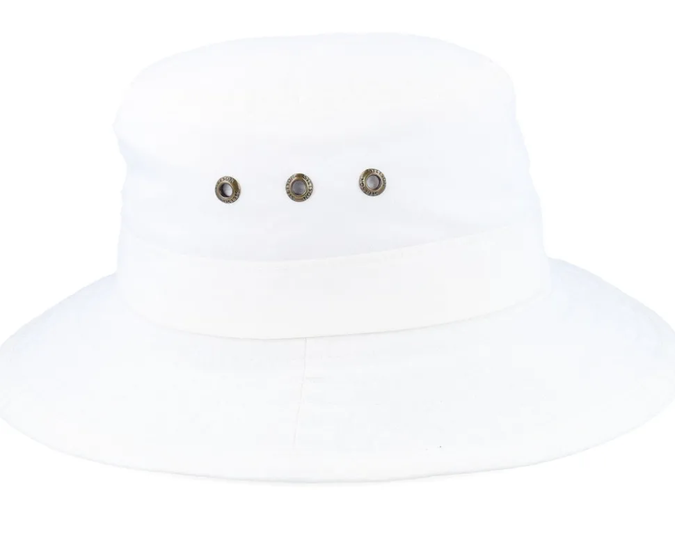 Delave Organic Cotton White Bucket - Stetson