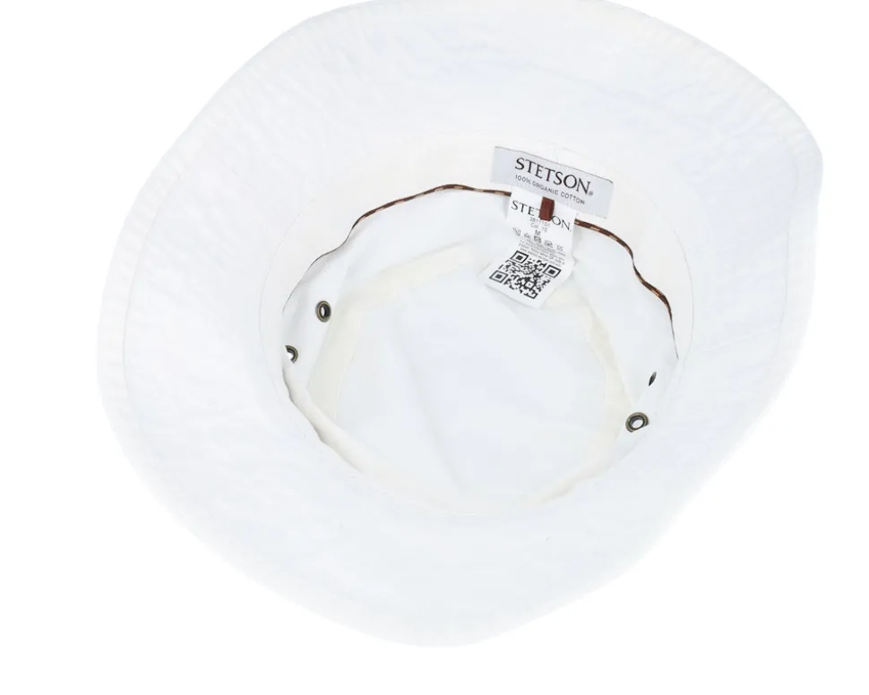 Delave Organic Cotton White Bucket - Stetson