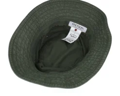 Delave Organic Cotton Forest Green Bucket - Stetson