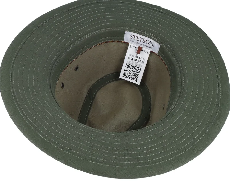 Delave Organic Cotton Forest Green Traveller - Stetson