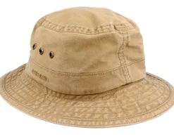 Delave Organic Cotton Khaki Bucket - Stetson