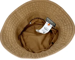 Delave Organic Cotton Khaki Bucket - Stetson