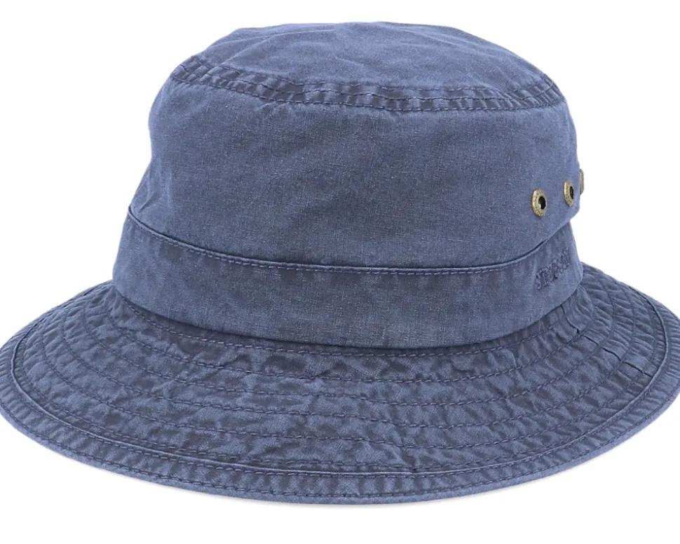 Delave Organic Cotton Navy Bucket - Stetson