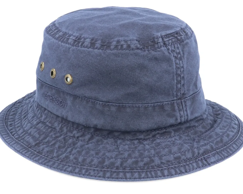 Delave Organic Cotton Navy Bucket - Stetson
