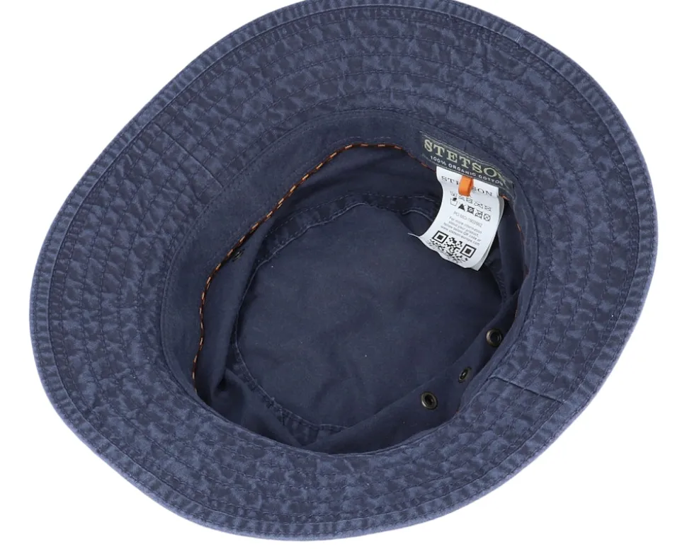 Delave Organic Cotton Navy Bucket - Stetson