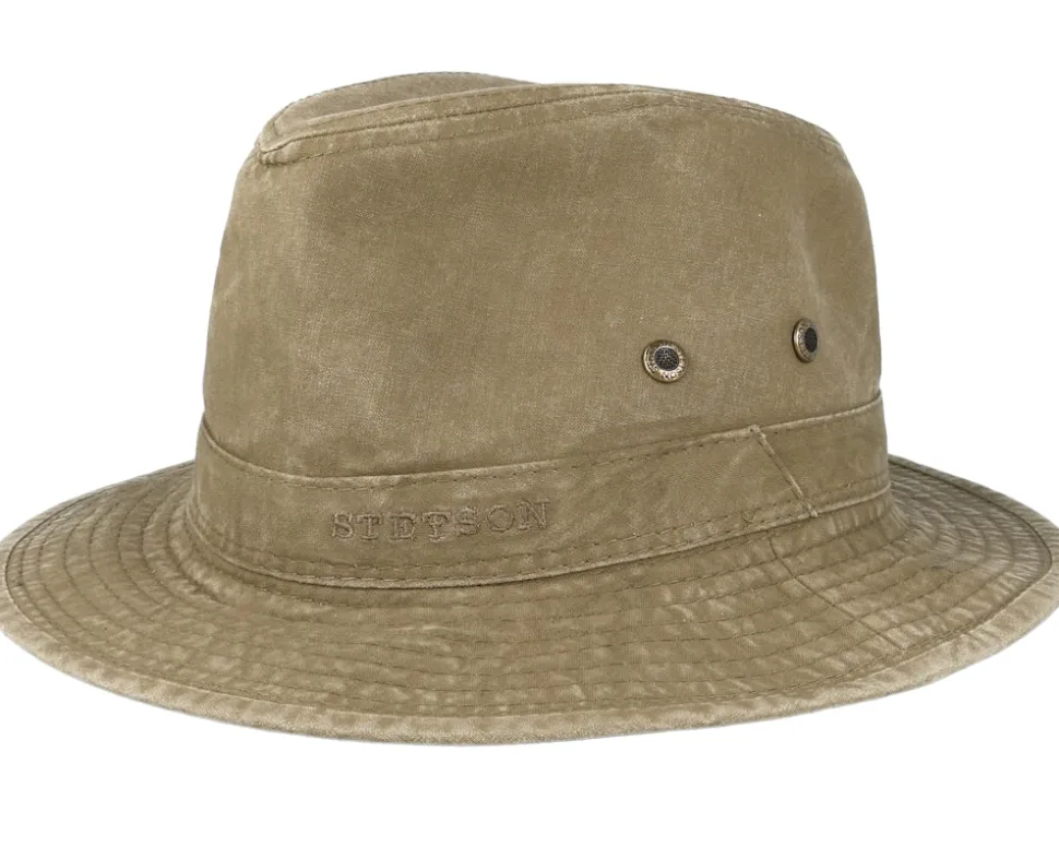 Delave Organic Cotton Olive Traveller - Stetson