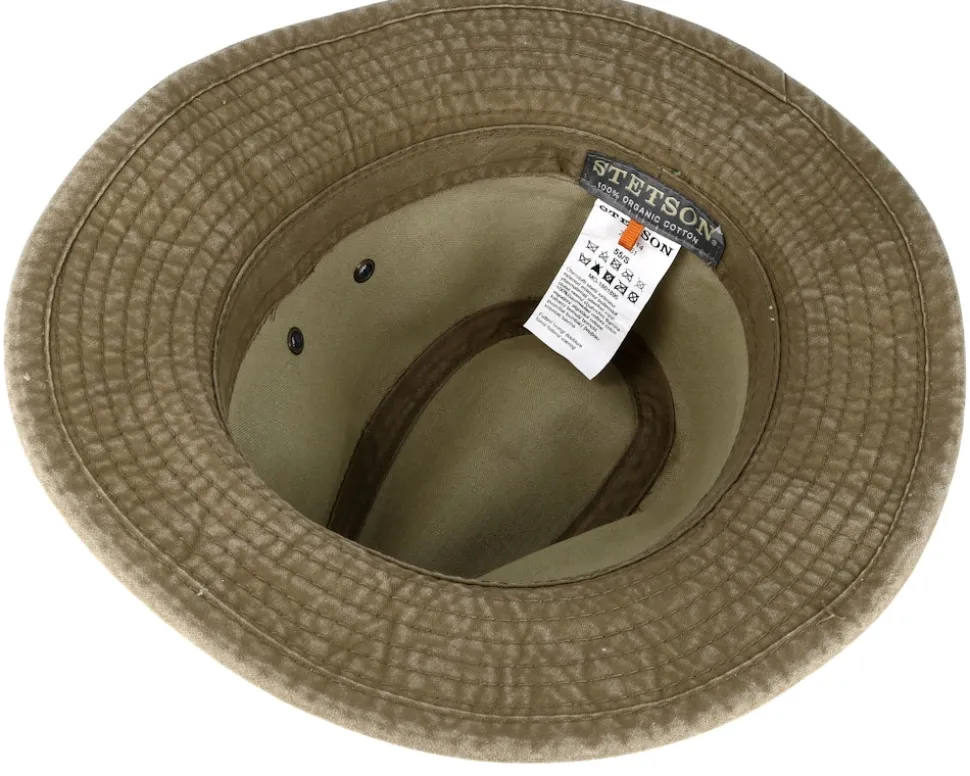 Delave Organic Cotton Olive Traveller - Stetson