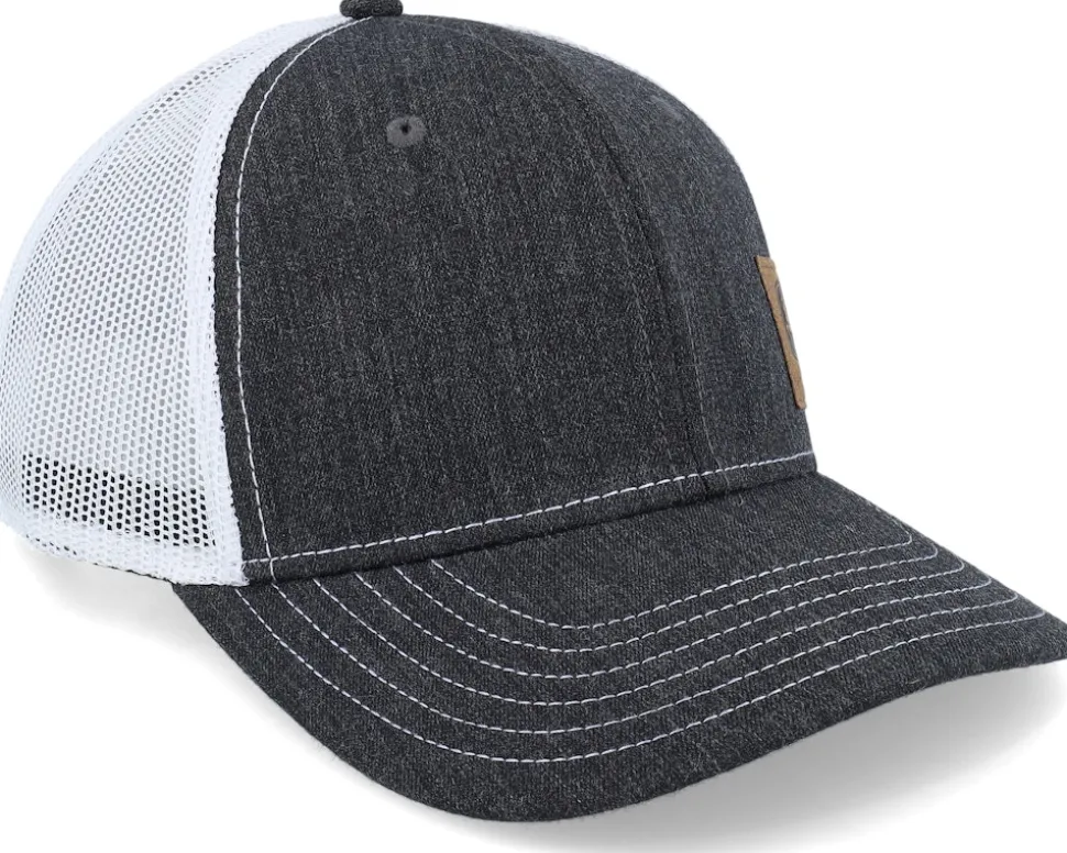 Denim Look Patch Black/White Trucker - John Deere